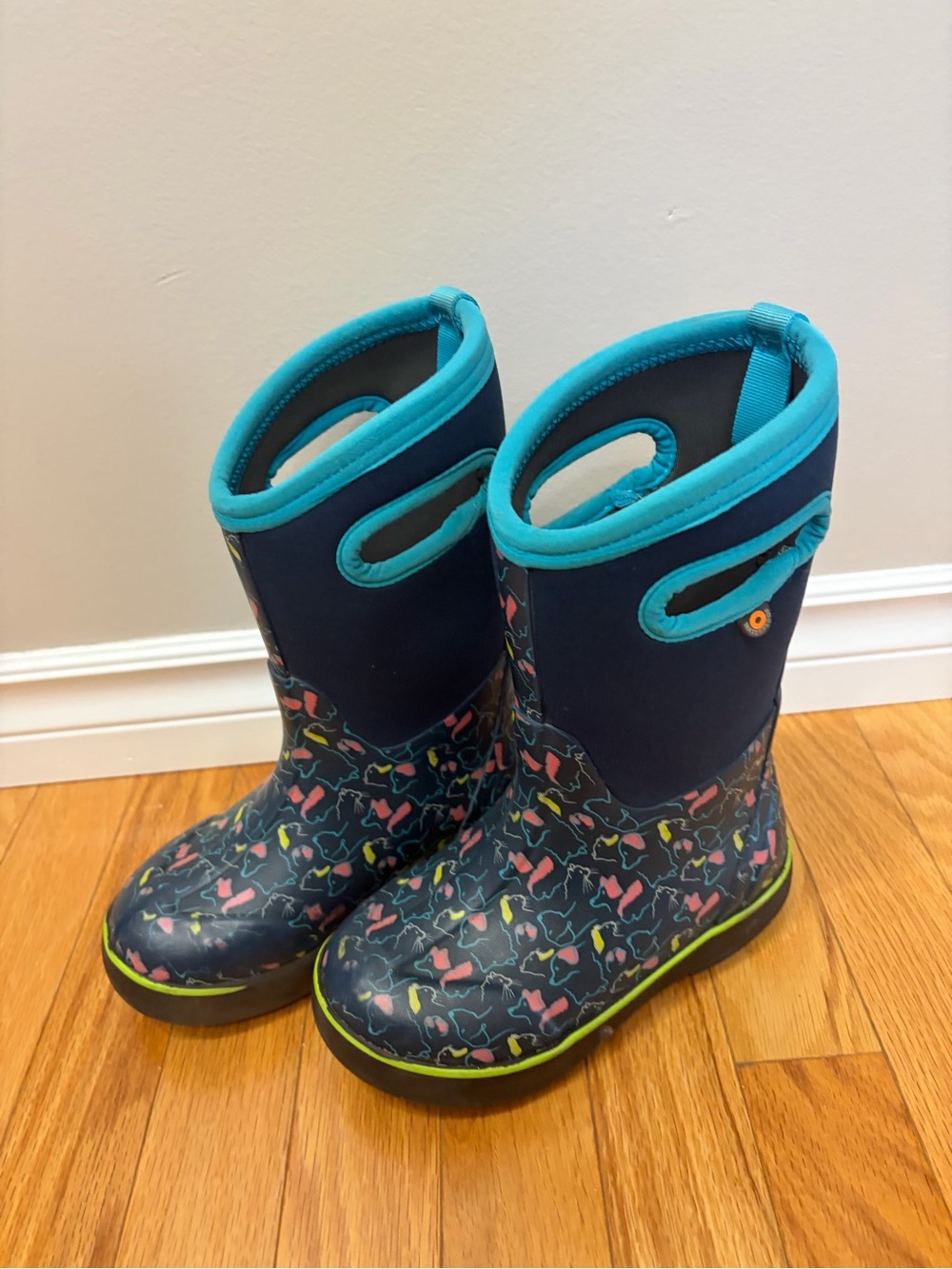 Bogs Snow Boots with pets pattern